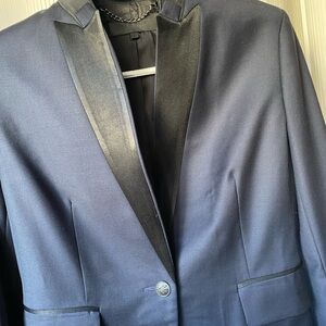 RAG & BONE Navy Tuxedo-style Blazer Size 2
